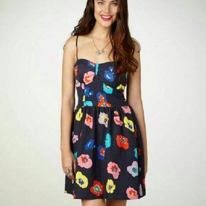 American Eagle Navy Floral Dress (6)